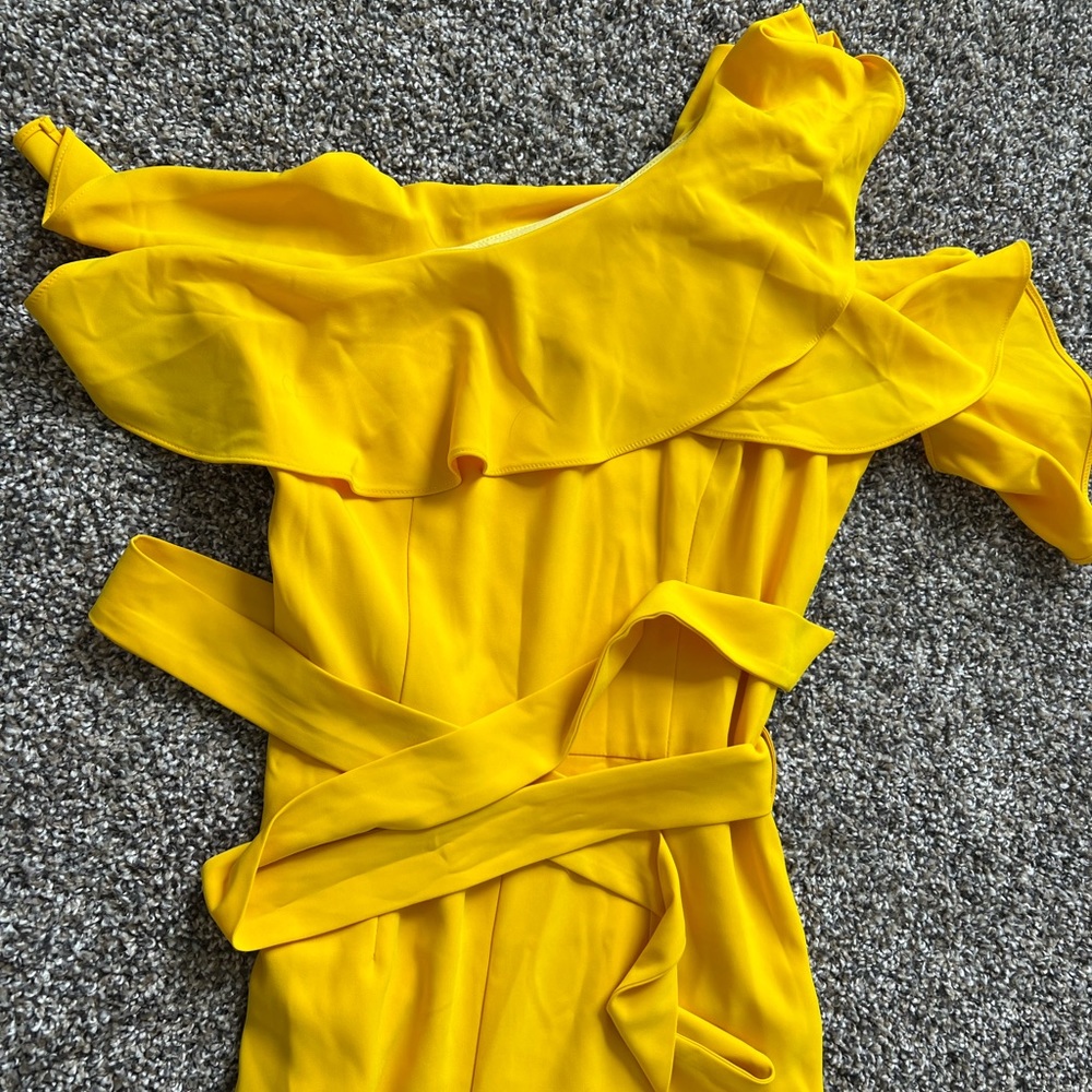 Lavish Alice Yellow Jumpsuit